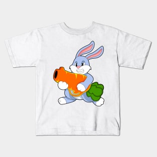 Rabbit with Carrot Kids T-Shirt